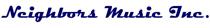 Welcome to Neighbors Music Inc., Web Site
